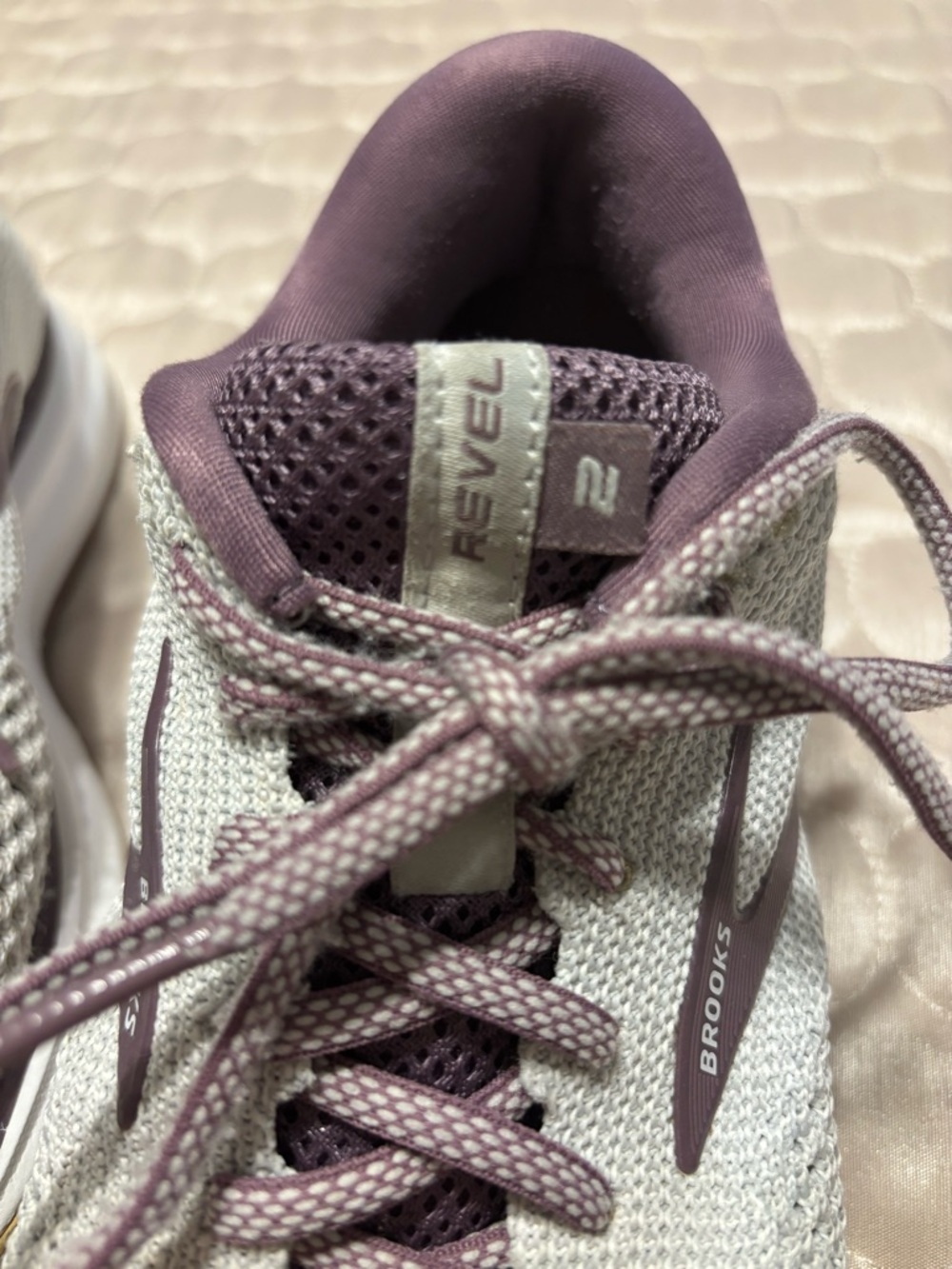 Brooks Revel 2 Running Shoes Women’s Size 8 Gray Purple - Picture 4 of 9